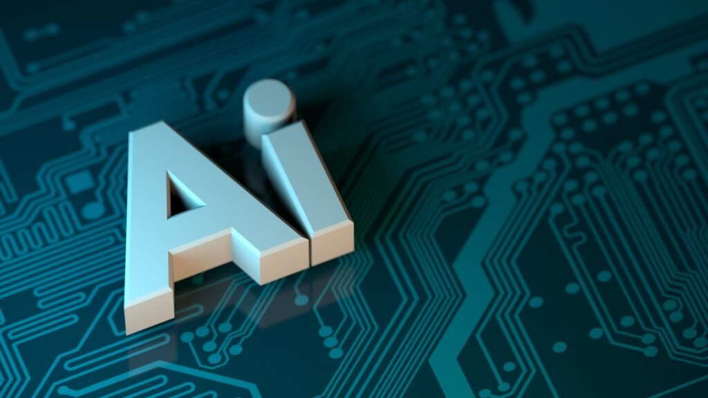 Letter A resting on a circuit board, representing a new AI model release